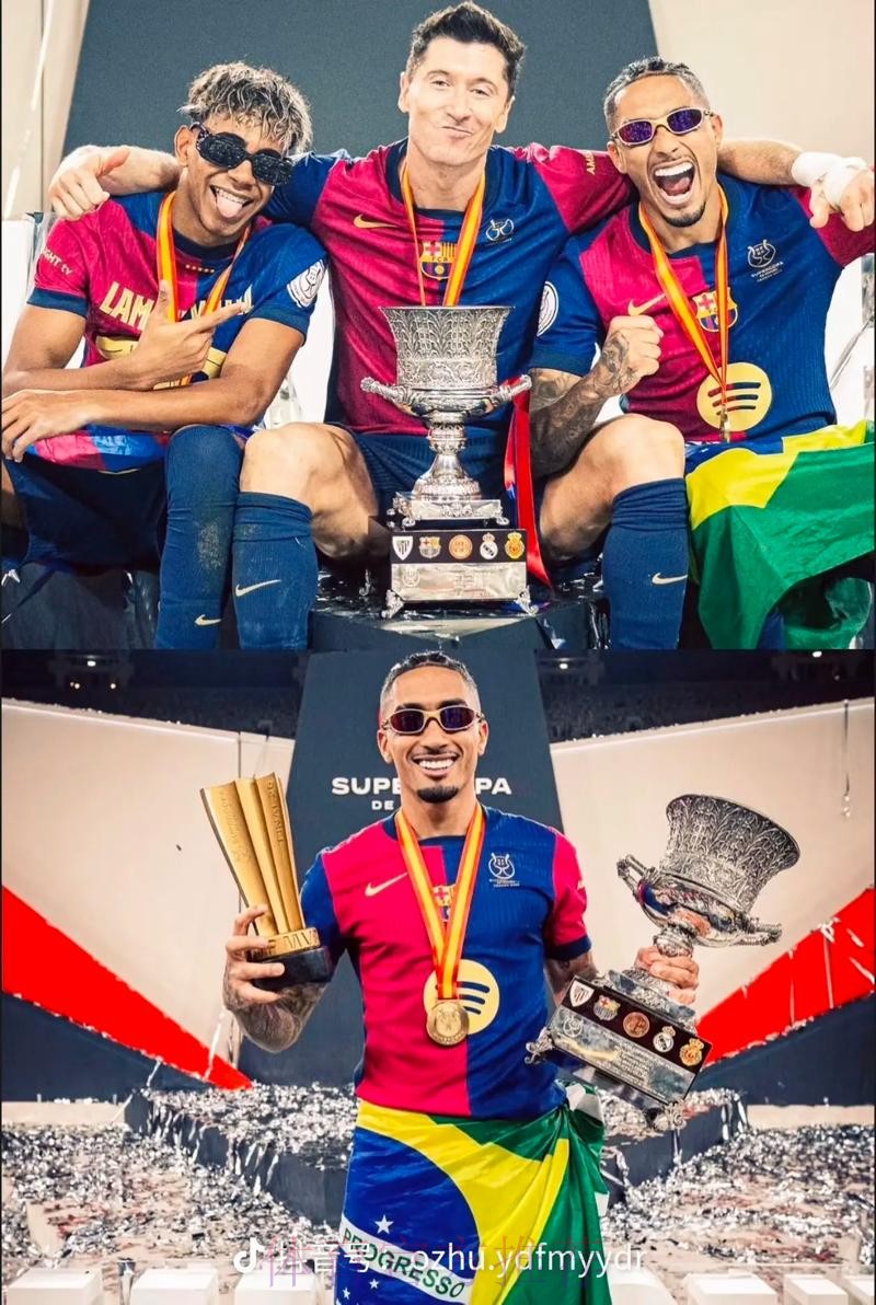 西超杯-十人巴萨5-2皇马夺冠 拉菲尼亚两射一传 西超杯-十人巴萨5-2皇马夺冠 拉菲尼亚两射一传